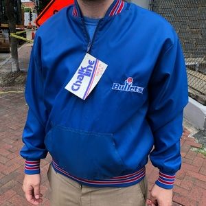 VTG Washington Bullets (Wizards) Chalkline Jacket